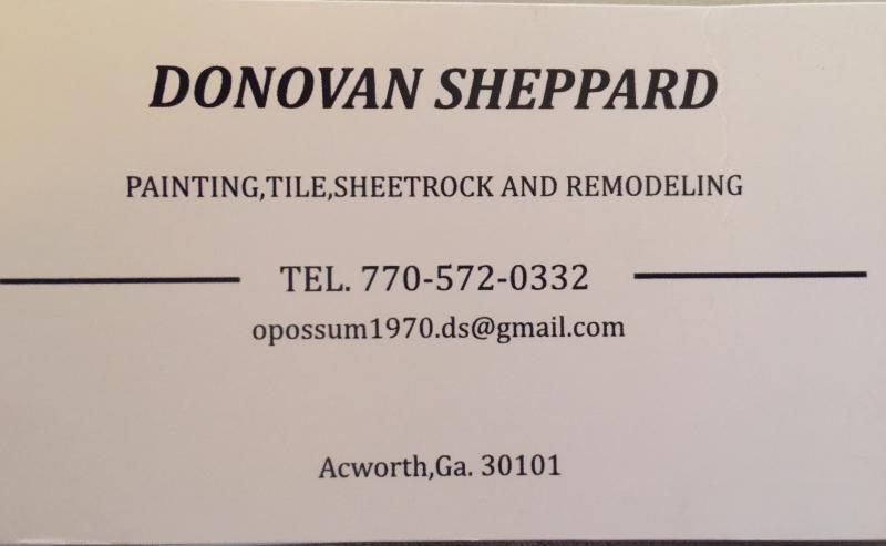 Sheppard Sheetrock Painting and Tile